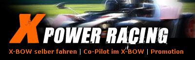 XPowerRacing bietet Ihnen, in Zusammenarbeit mit TopSpeedRacing, Fahrerlebnisse rund um den KTM X-BOW auf nationalen und internationalen Rennstrecken. Auch als Eyecatcher für Ihre Promotion-Veranstaltung sind unsere knallorangenen Rennwagen in ihrem unverwechselbaren, futuristischen Design bestens geeignet.